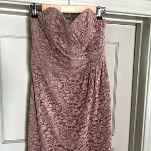 Mauve David's Bridal Bridesmaid Dress Style F15620